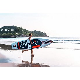 Deska SUP GLADIATOR ELITE 12'6T TOURING z wiosłem carbonowym - pompowany paddleboard S21 (592805)