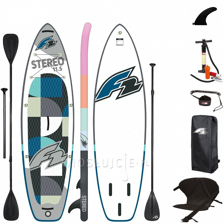 Deska SUP F2 STEREO 11’5 – pompowany paddleboard