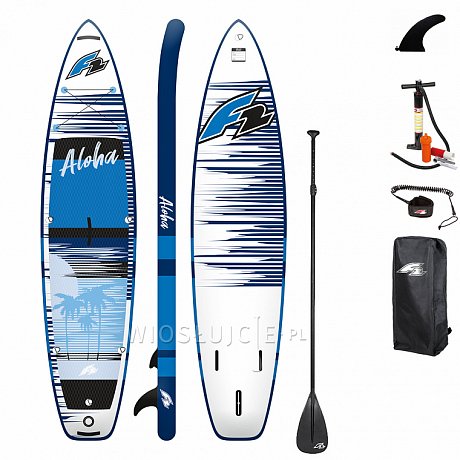 Deska SUP F2 ALOHA 10'5 BLUE z wiosłem - pompowany paddleboard