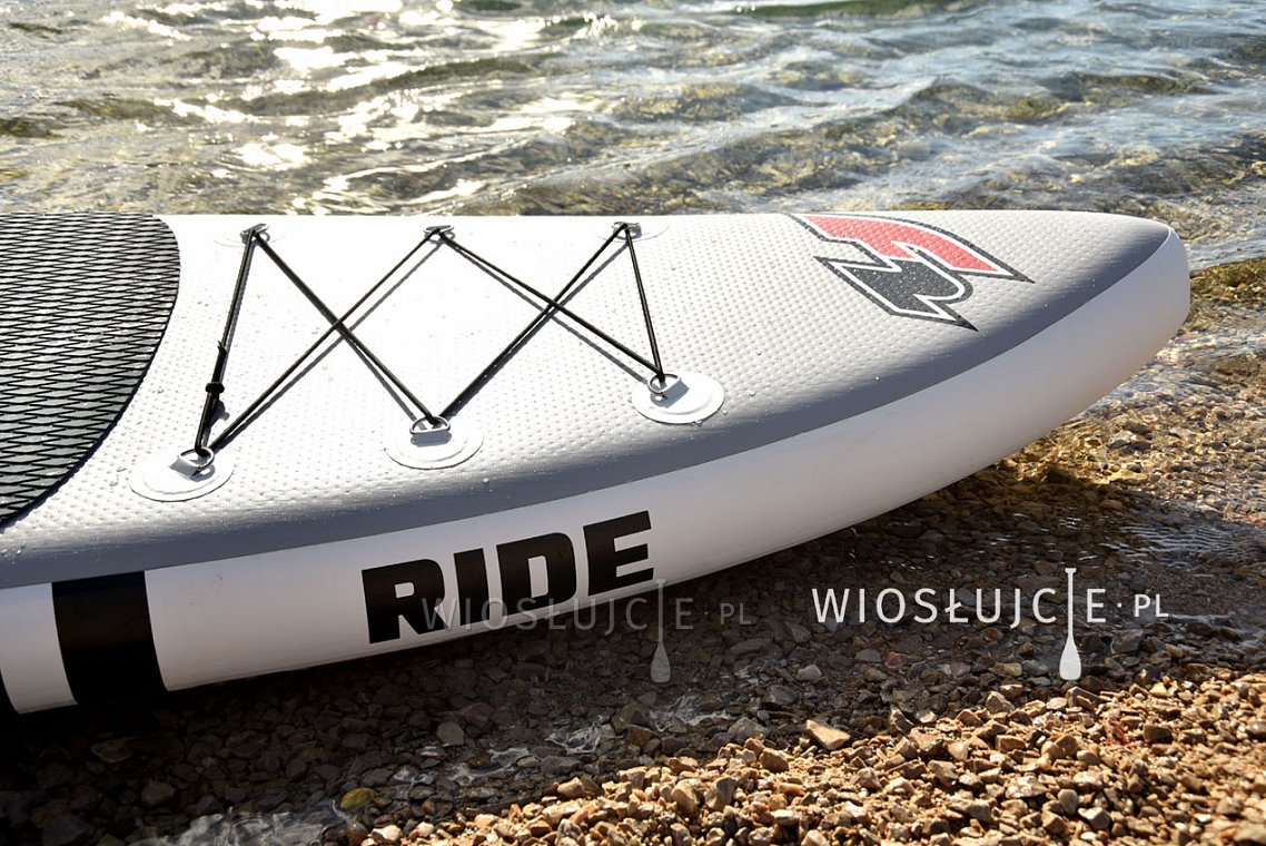 Deska SUP F2 RIDE 11'5 WS RED z wiosłem - pompowany paddleboard i opcja na windsurfing