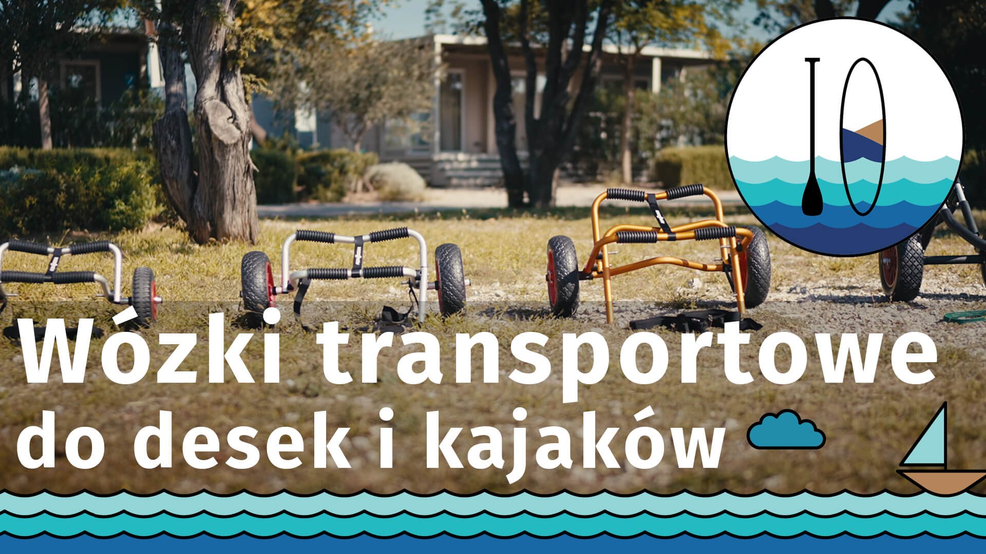 Wózki transportowe do desek SUP i kajaków