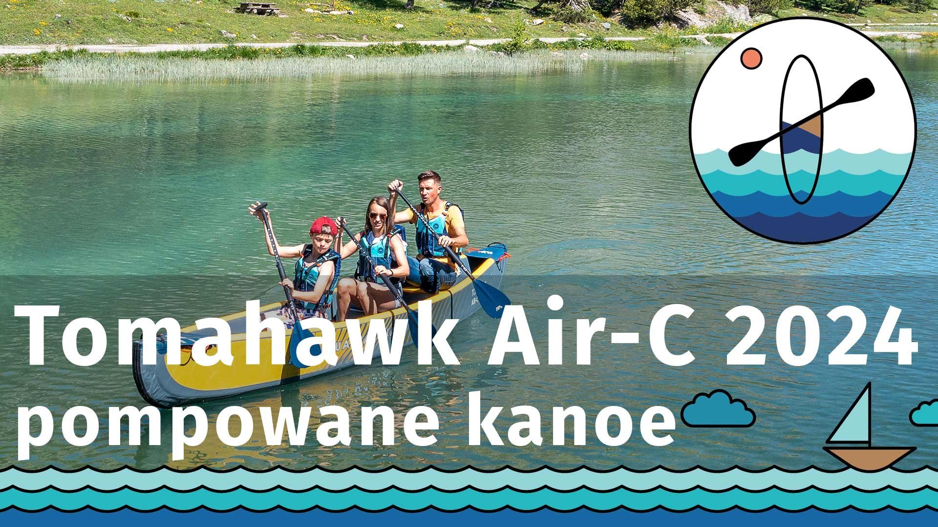 Pompowane kanoe Aqua Marina Tomahawk Air-C 2024