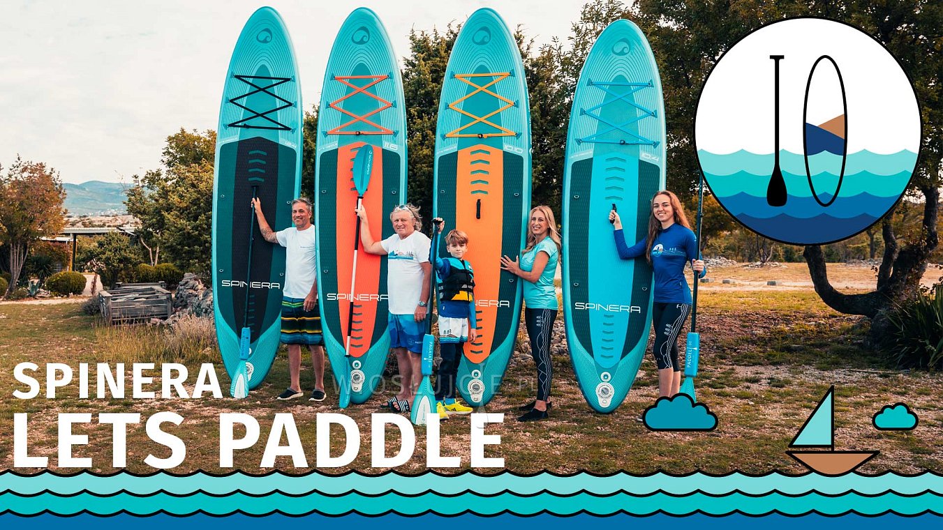 Paddleboardy SPINERA LETS PADDLE - oblíbené ALLROUNDy, let's paddle