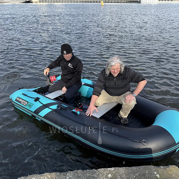 Test silnika WATERSNAKE PRIME 70 na pontonie GLADIATOR B330AD