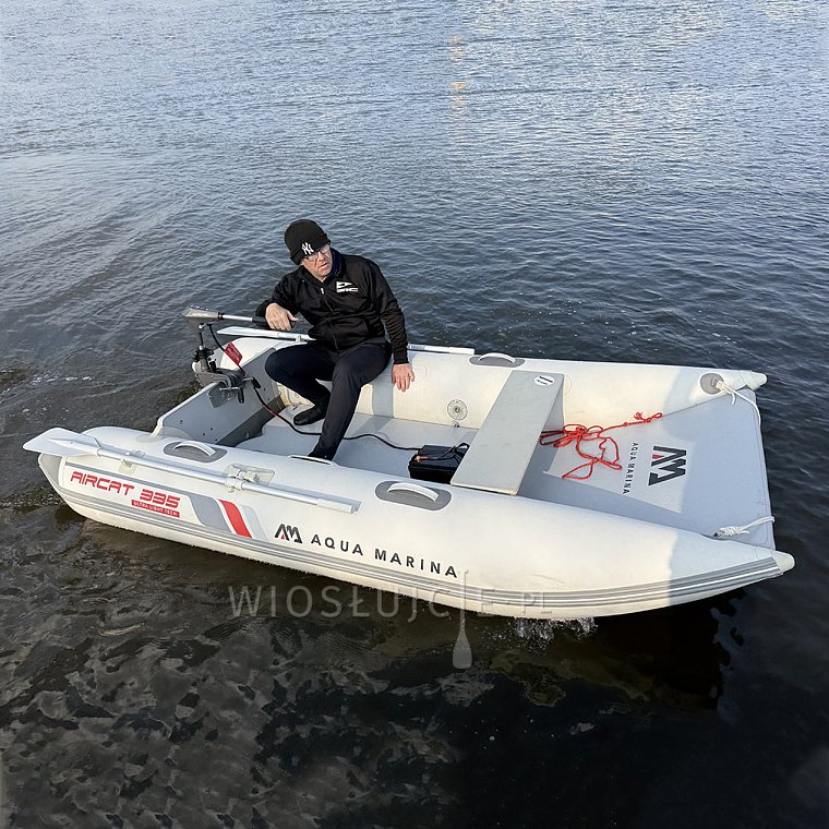 Test silnika WATERSNAKE PRIME 70 na pontonie AIRCAT 335
