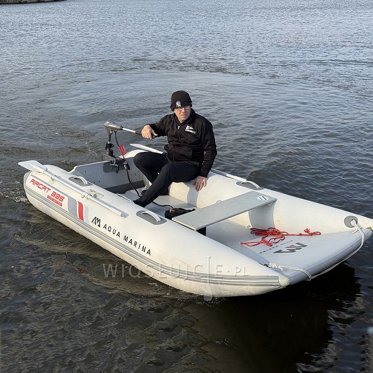 Test silnika WATERSNAKE PRIME 70 na pontonie AIRCAT 335