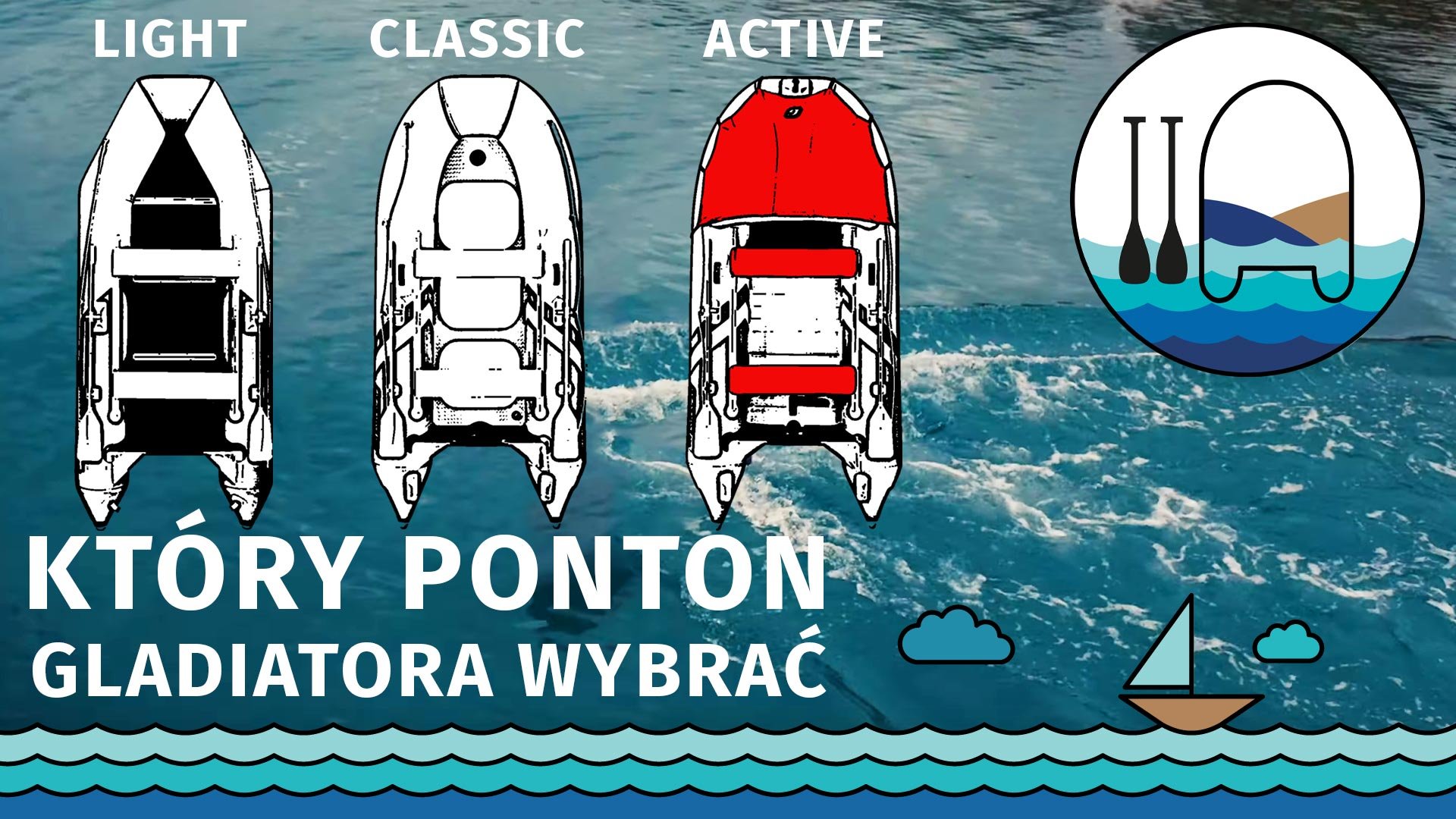 Który ponton Gladiatora wybrać? Porównanie serii LIGHT, CLASSIC i ACTIVE