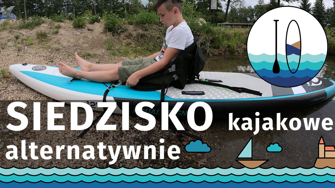 Nestandardní připojení kajakové sedačky k paddlebordu pro vození dětí