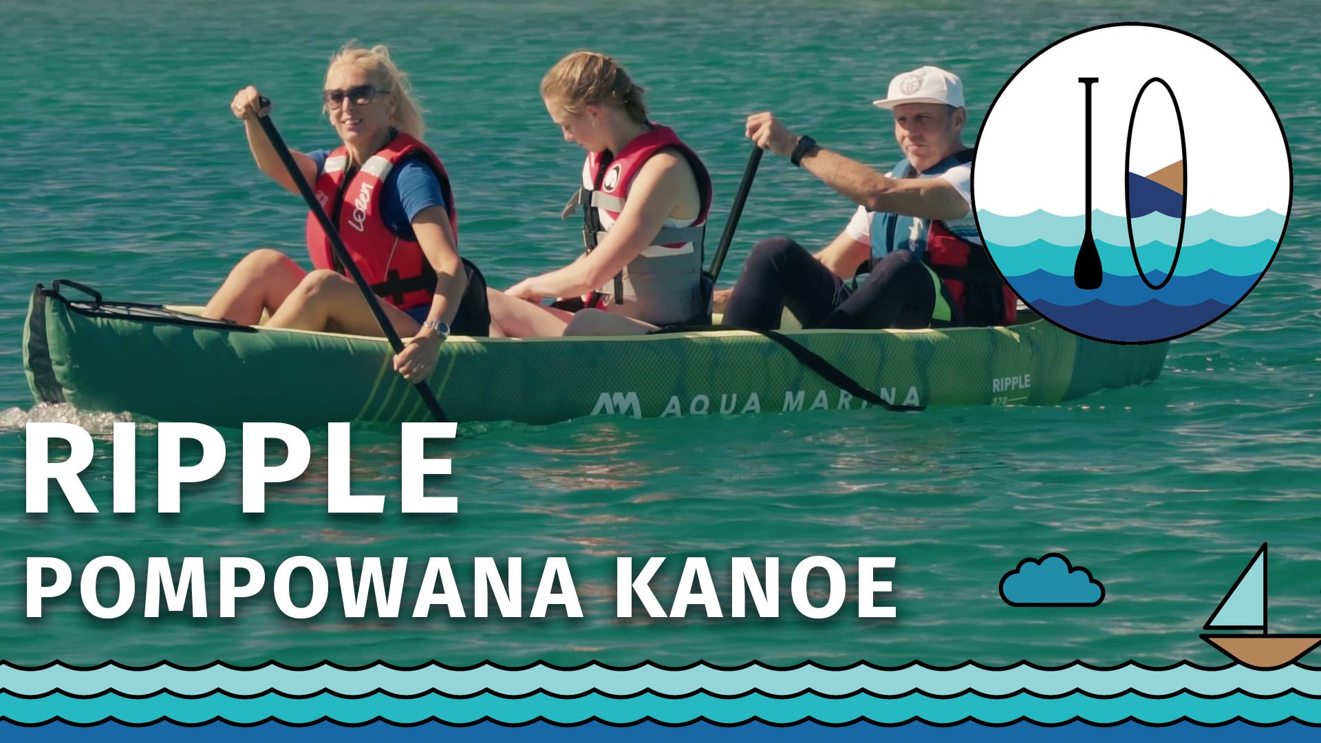 Pompowany kajak - kanoe Aqua Marina Ripple