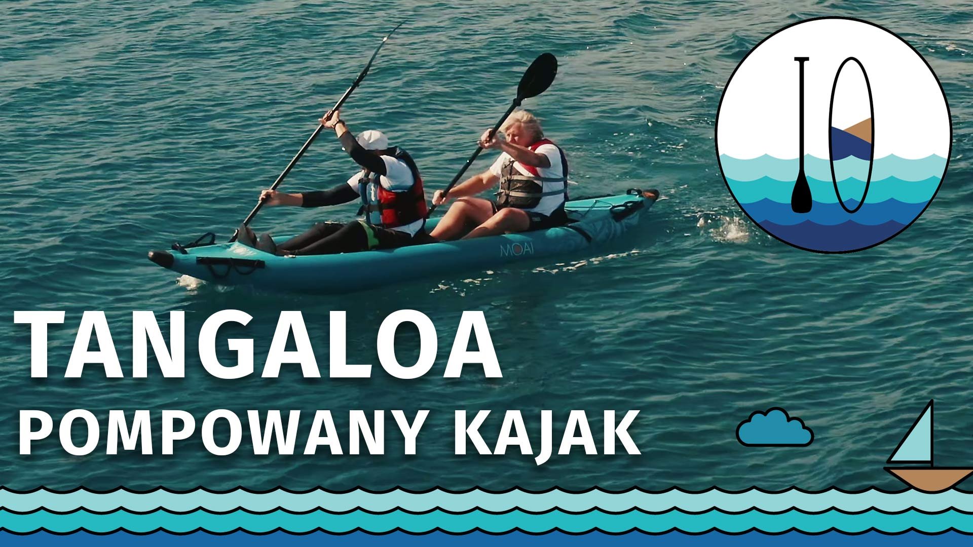 Pompowane kajaki Moai Tangaloa 1- i 2-osobowe