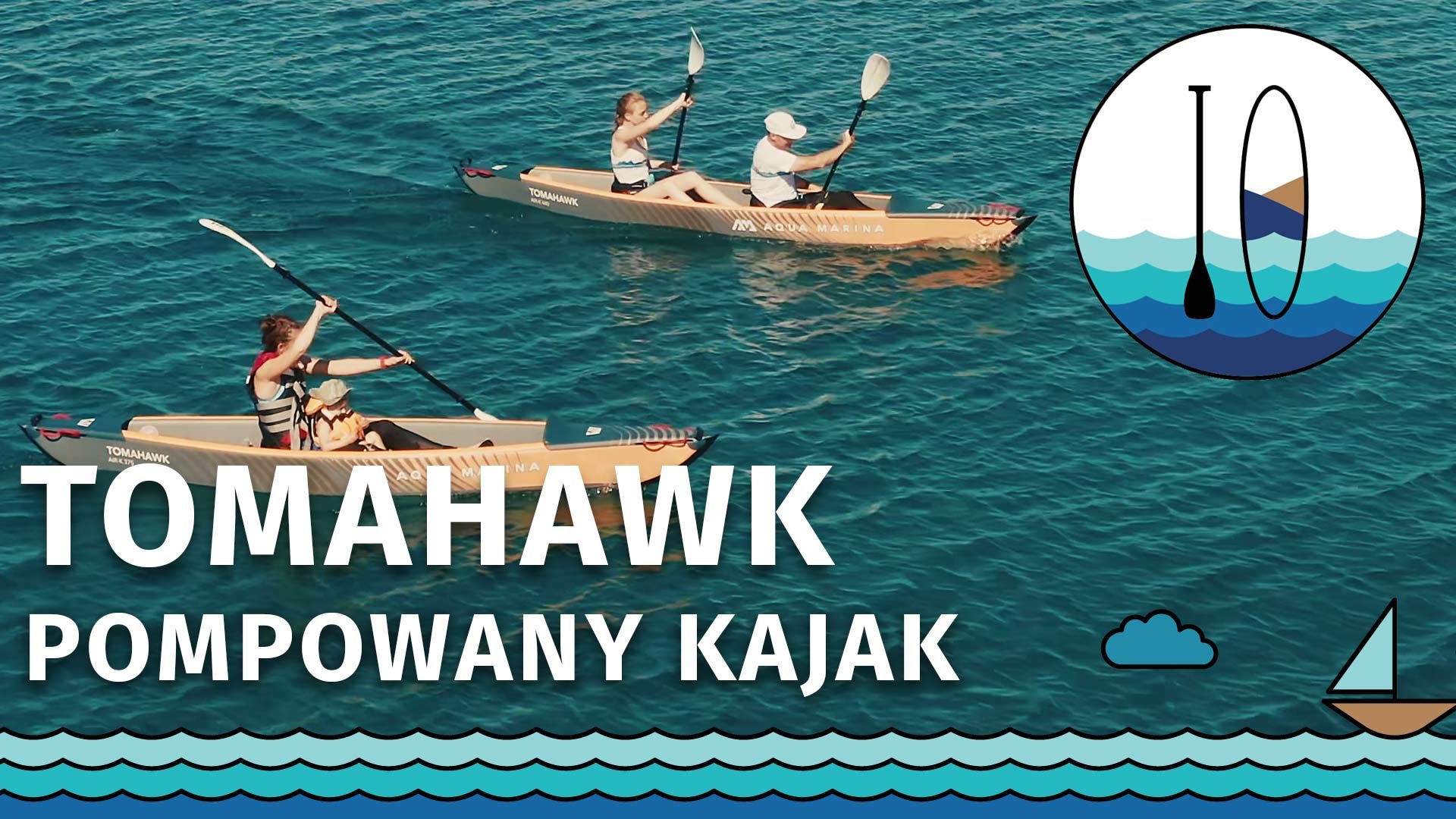 Pompowane kajaki Aqua Marina Tomahawk 1- i 2-osobowe