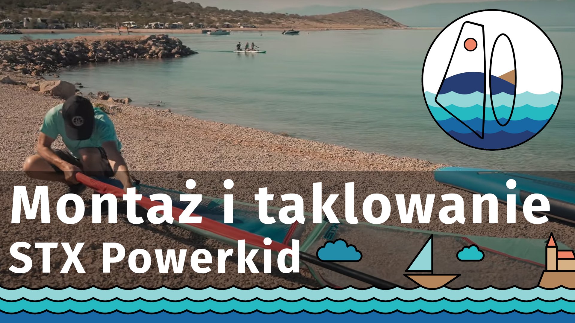 WindSUP - Montaż i taklowanie żagla STX Powerkid - Nauka Windsurfingu