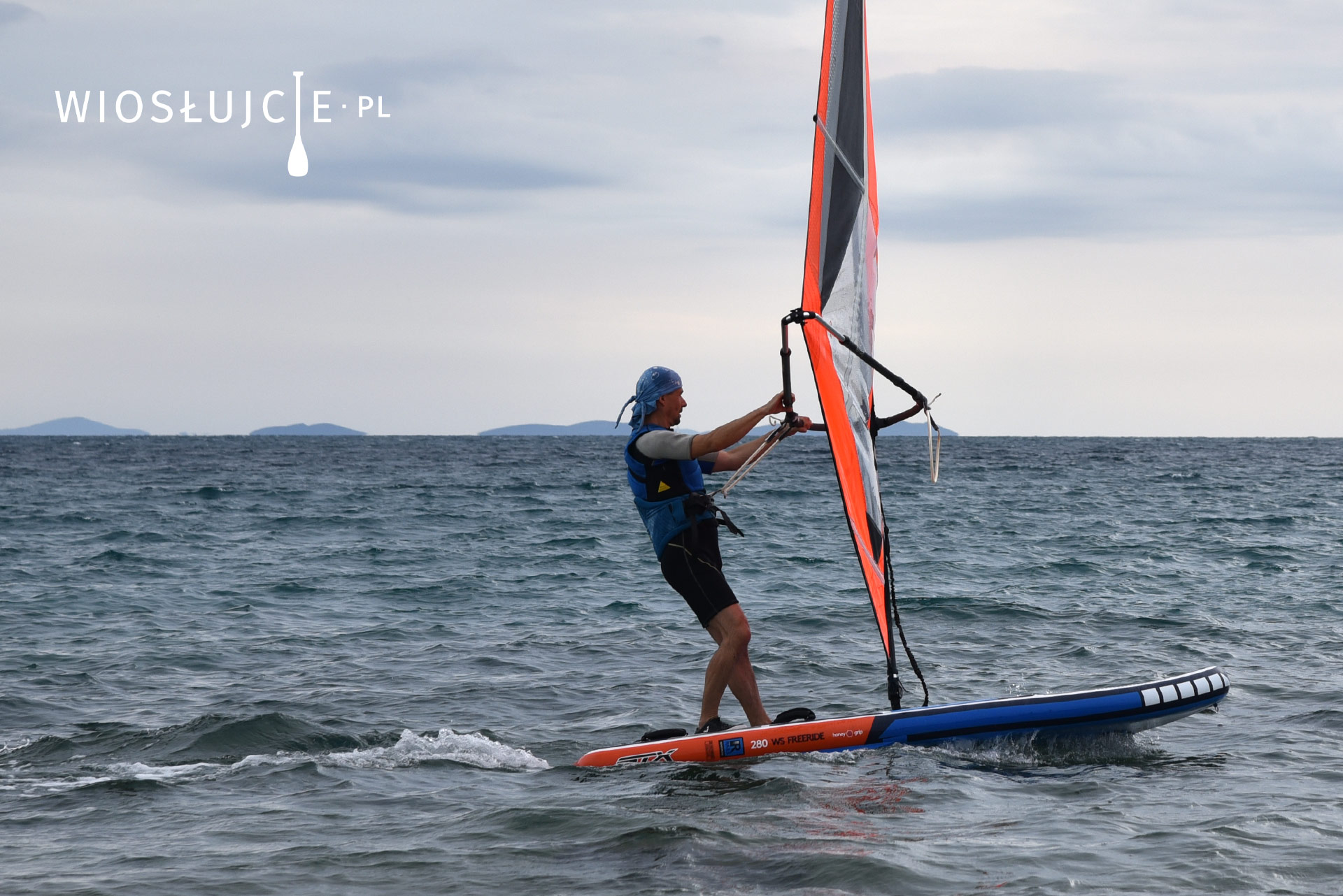 Pierwsze pływanie na desce SUP paddleboard