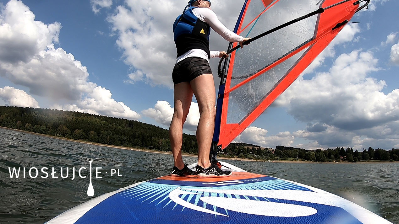 WindSUP - Podnoszenie pędnika - Nauka Windsurfingu