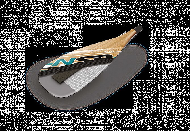 wiosło SUP NSP Carbon Bamboo 2D - dwuczęściowe wiosło do desek SUP