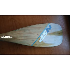 wiosło SUP NSP Carbon Bamboo 2D - dwuczęściowe wiosło do desek SUP