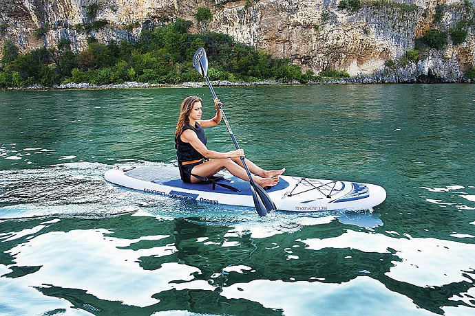 Deska SUP HYDRO FORCE Oceana XL Combo 10' z wiosłem - pompowany paddleboard (65303)