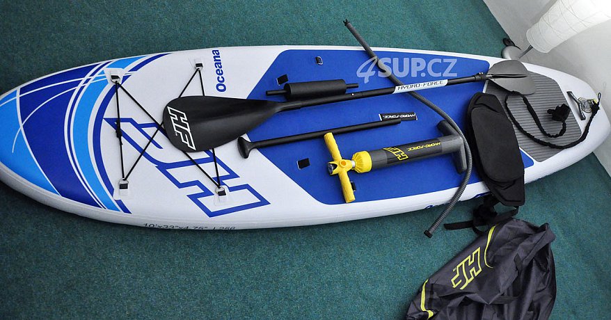 Deska SUP HYDRO FORCE Oceana XL Combo 10' z wiosłem - pompowany paddleboard (65303)