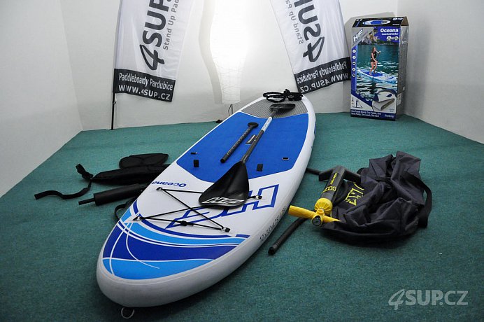 Deska SUP HYDRO FORCE Oceana XL Combo 10' z wiosłem - pompowany paddleboard (65303)