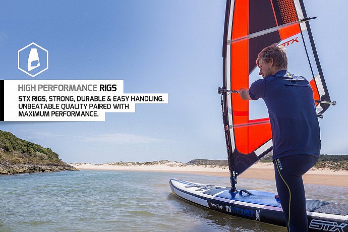 deska SUP STX WS FREERIDE 9'8 WindSUP BLUE/ WHT/ BLACK z wiosłem - pompowany windsup 2019