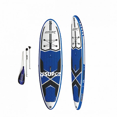 deska SUP STX WS FREERIDE 9'8 WindSUP BLUE/ WHT/ BLACK z wiosłem - pompowany windsup 2019