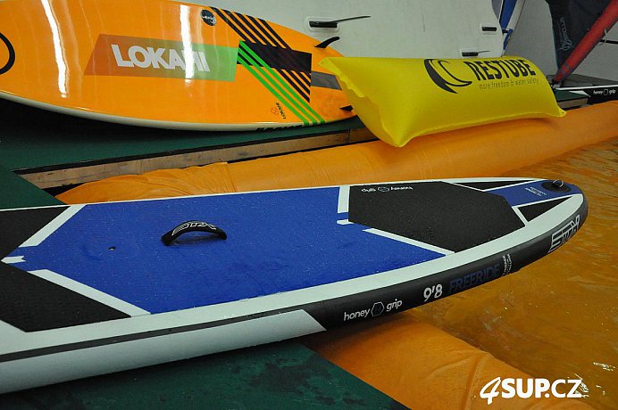 deska SUP STX WS FREERIDE 9'8 WindSUP BLUE/ WHT/ BLACK z wiosłem - pompowany windsup 2019