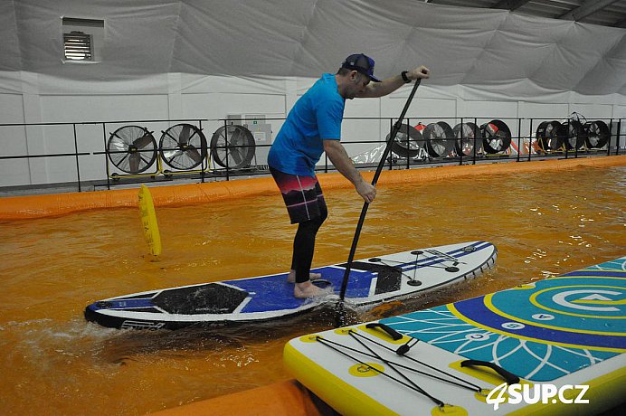 deska SUP STX WS FREERIDE 9'8 WindSUP BLUE/ WHT/ BLACK z wiosłem - pompowany windsup 2019