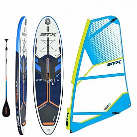 komplet windsurfingowy STX FREERIDE 9'8 WindSUP + pędnik STX MiniKID - zestaw deska SUP z pędnikiem