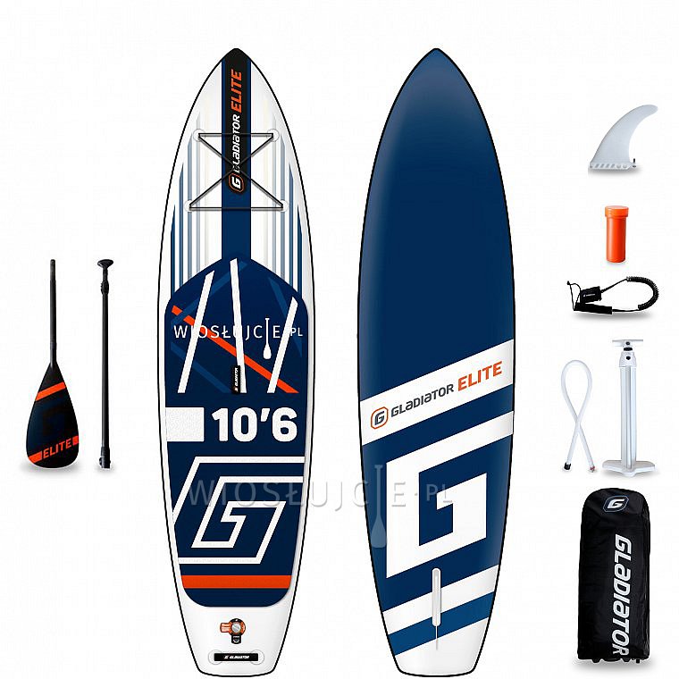 Deska SUP GLADIATOR ELITE 10'6 z wiosłem - pompowany paddleboard