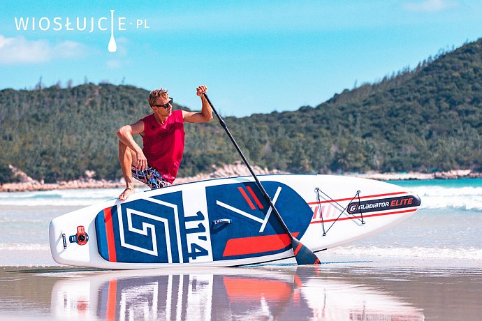 Deska SUP GLADIATOR ELITE 10'6 z wiosłem - pompowany paddleboard