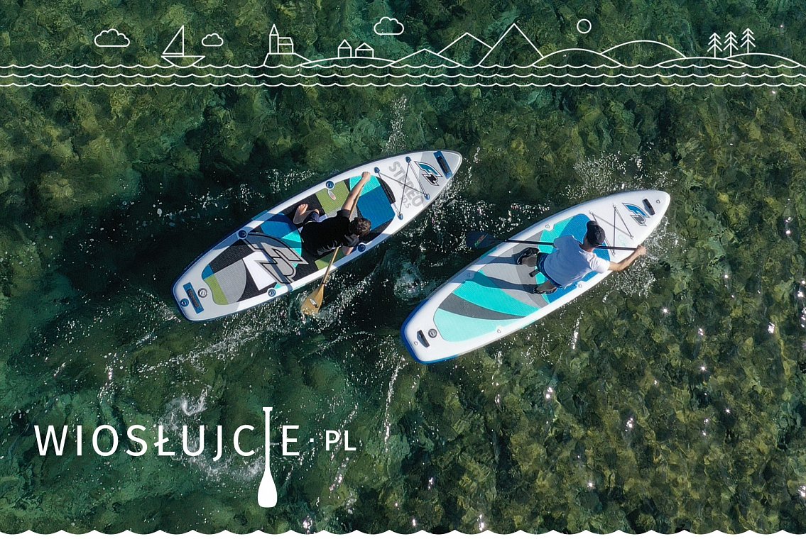 Deska SUP F2 STEREO, comet 10’5 z wiosłem – pompowany paddleboard