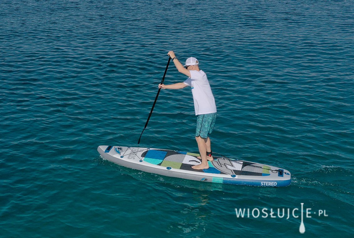 Deska SUP F2 STEREO 10’0 z wiosłem – pompowany paddleboard