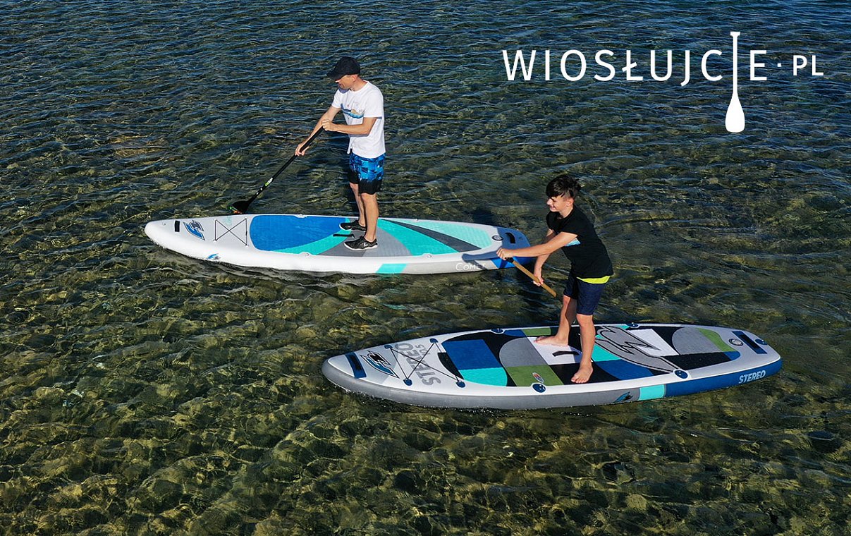 Deska SUP F2 COMET FAMILY 11’5 z wiosłem i siedziskiem kajakowym - pompowany paddleboard