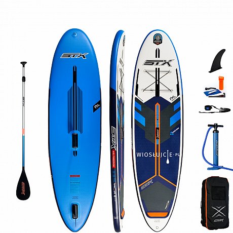 Deska SUP STX WS Freeride 9'8 WindSUP z wiosłem - pompowany paddleboard i windsurfing