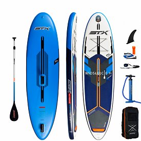 Deska SUP STX WS Freeride 10'6 BLUE/ ORANGE (6372) WindSUP z wiosłem - pompowany paddleboard i windsurfing