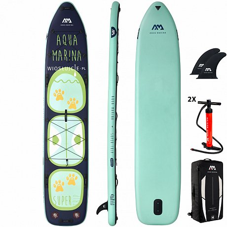 Deska SUP AQUA MARINA SUPER TRIP 14 TANDEM - pompowany paddleboard dla dwóch osób