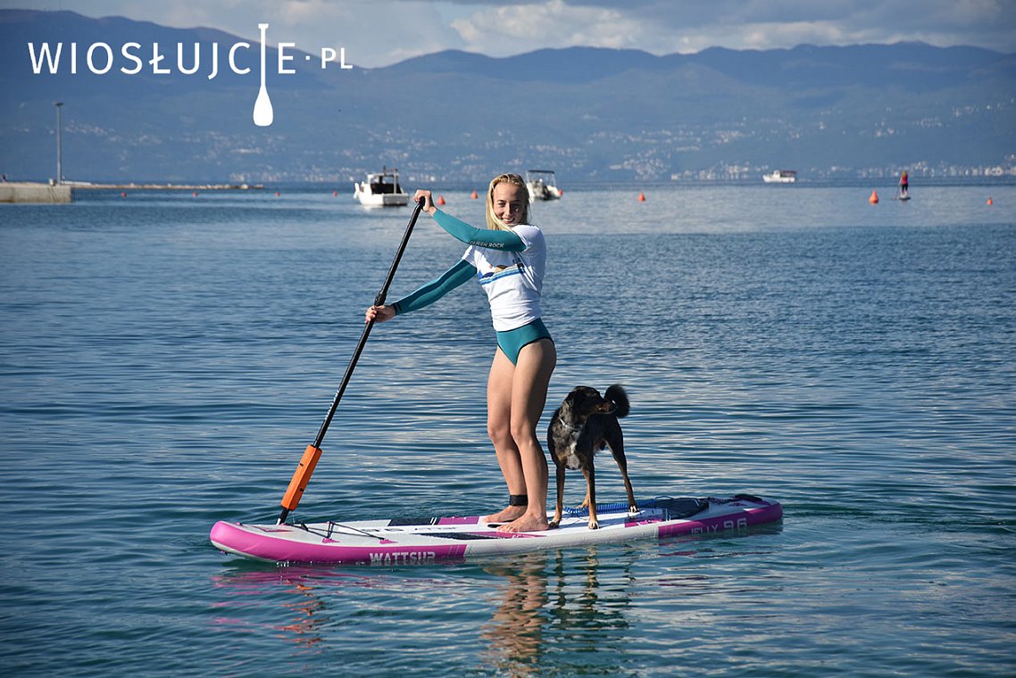 Nafukovací paddleboard WATTSUP JELLY 9'6 s pejskem