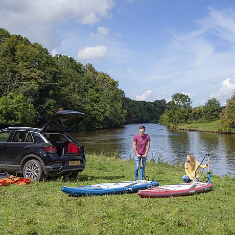 Deska SUP Zray FURY PRO 10'6 z wiosłem - pompowany paddleboard