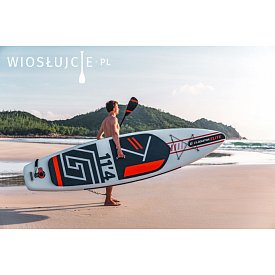 Deska SUP GLADIATOR ELITE 12'6T TOURING z wiosłem carbonowym - pompowany paddleboard S21 (592805)