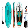Deska SUP STX WS Freeride 10'6 MINT/ ORANGE WindSUP z wiosłem - pompowany paddleboard i windsurfing