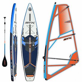 komplet windsurfingowy STX WS TOURER 11'6 WindSUP (6402) + pędnik STX PowerKid Rig - pompowana deska SUP + pędnik
