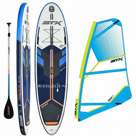 Deska SUP STX WS Freeride 10'6 WindSUP BLUE/ ORG (6372) + pędnik STX MiniKid - zestaw deska SUP z pędnikiem