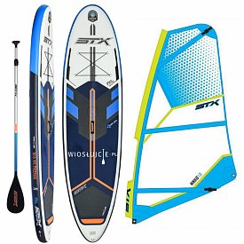 Deska SUP STX WS Freeride 10'6 WindSUP BLUE/ ORG (6372) + pędnik STX MiniKid - zestaw deska SUP z pędnikiem