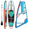 komplet windsurfingowy SUP STX WS Freeride 10'6 MINT/ ORG WindSUP + pędnik STX PowerKid - zestaw deska SUP z pędnikiem