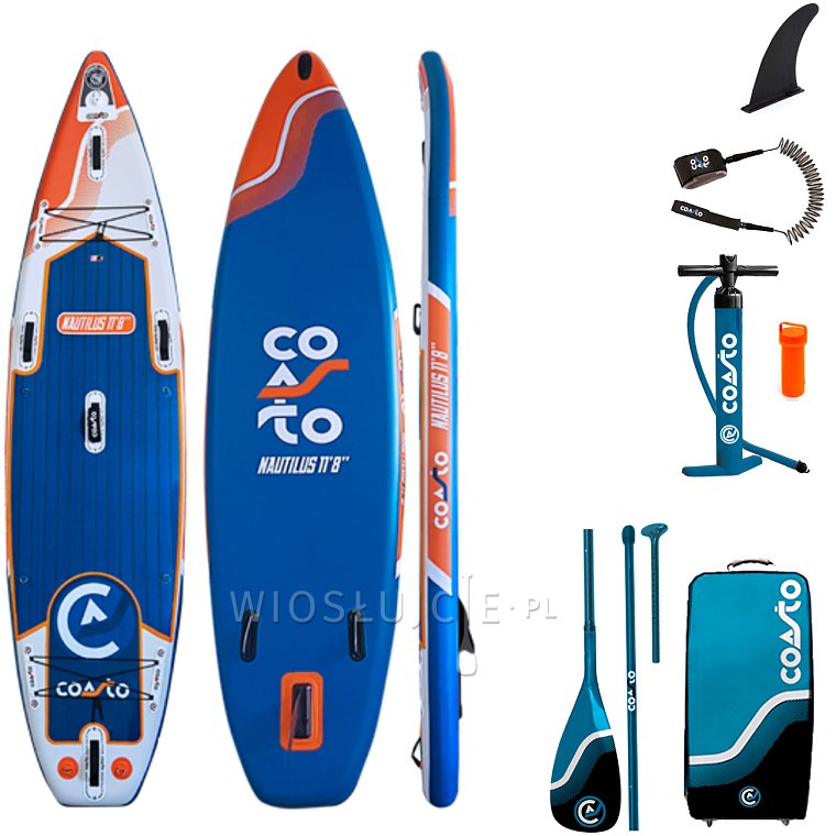 Deska SUP COASTO NAUTILUS 11'8 - pompowany paddleboard