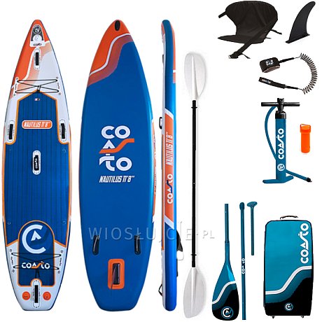 Deska SUP COASTO NAUTILUS 11'8 - pompowany paddleboard