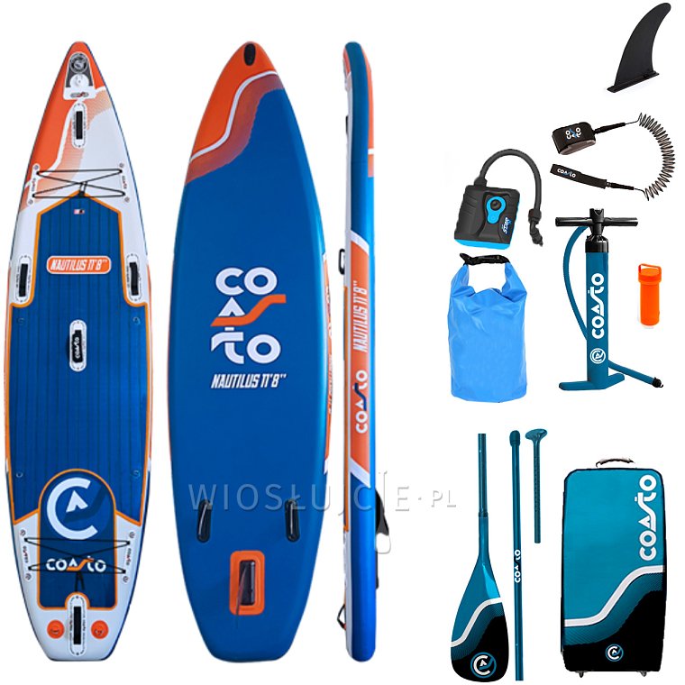 Deska SUP COASTO NAUTILUS 11'8 - pompowany paddleboard