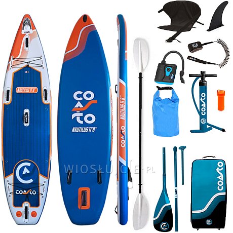 Deska SUP COASTO NAUTILUS 11'8 - pompowany paddleboard