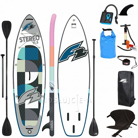 Deska SUP F2 STEREO 11’5 – pompowany paddleboard