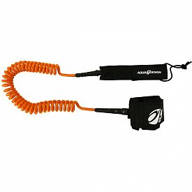 leash AQUADESIGN Coil 10' do deski SUP - orange